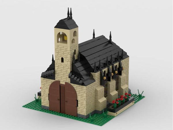 Modular Church With Cemetery | build from 4 MOCs - BuildaMOC