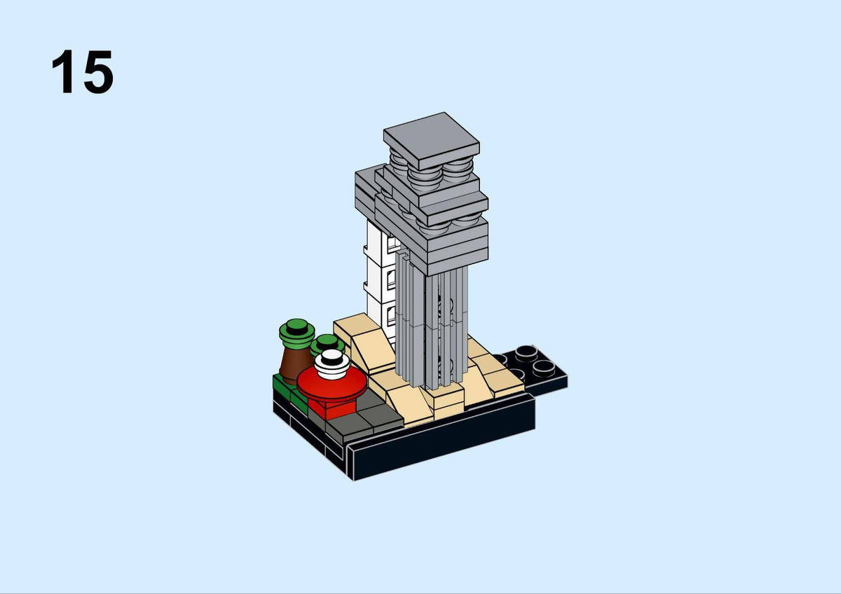 Skyline von Lissabon - BuildaMOC
