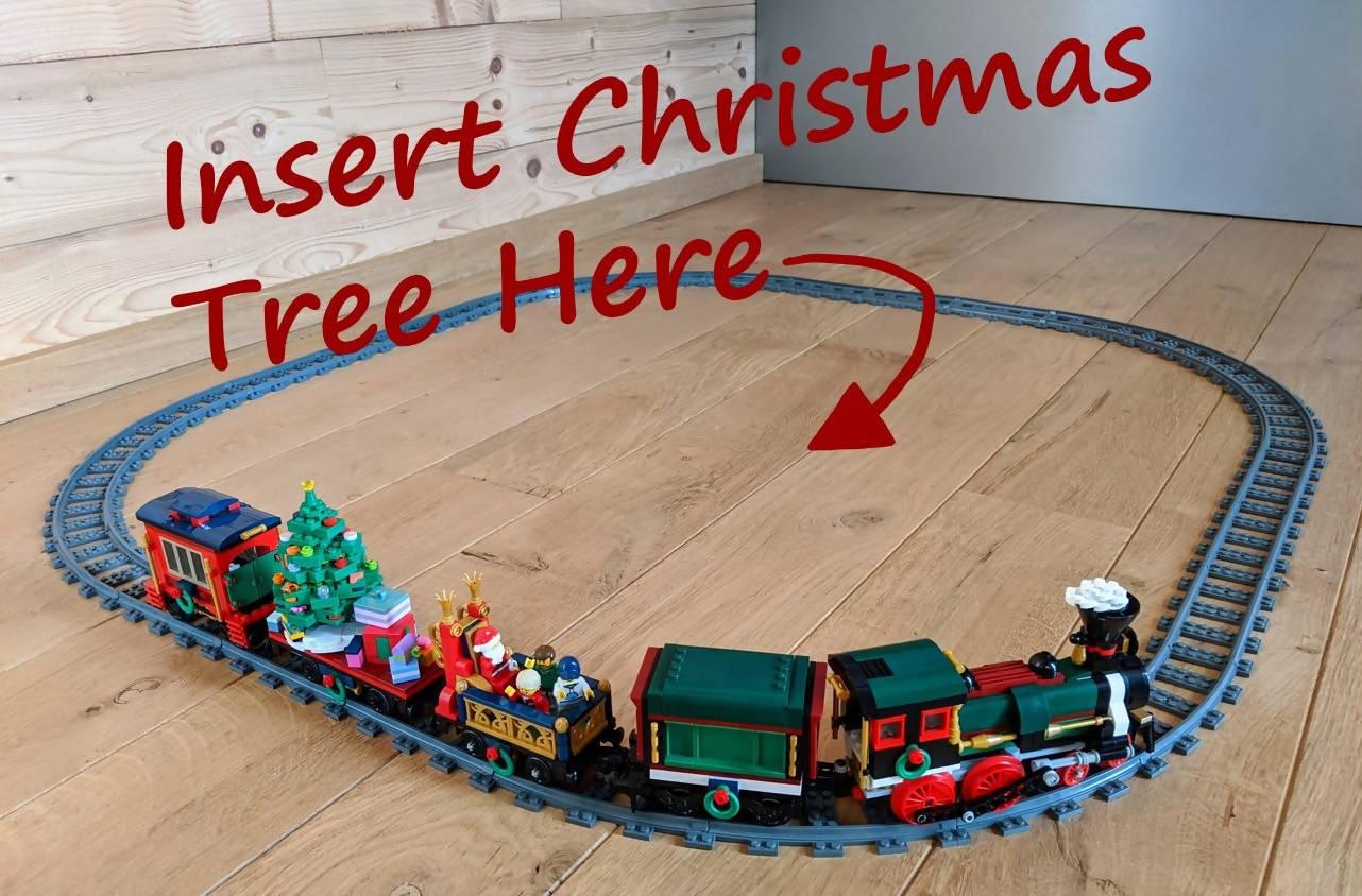 Motorized and Improved Christmas Train - BuildaMOC