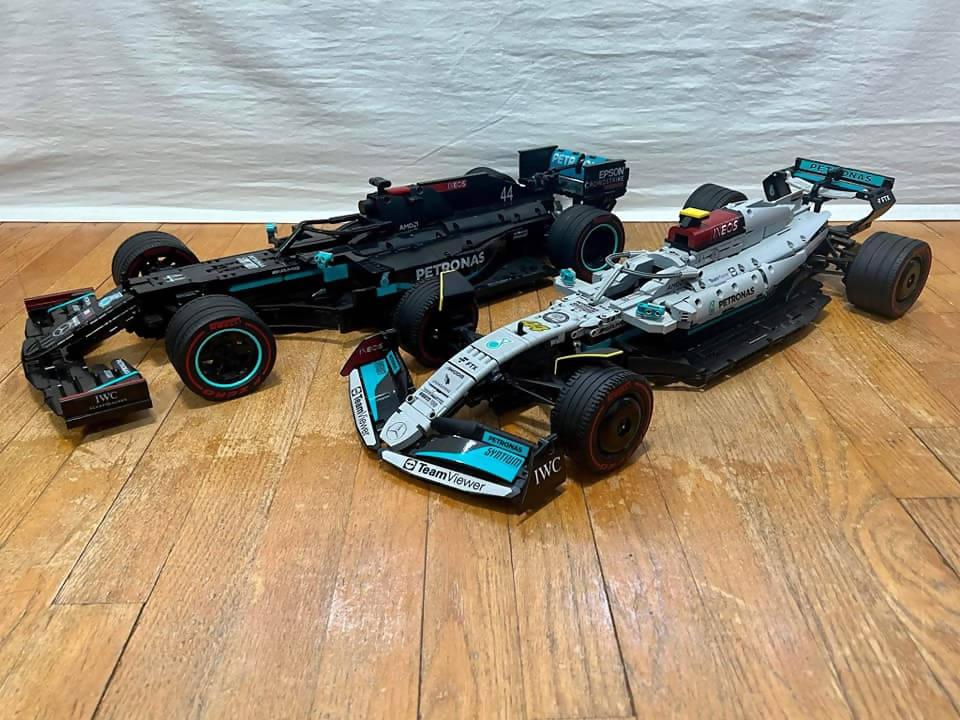 Mercedes F1 W13 1:8 Scale - BuildaMOC