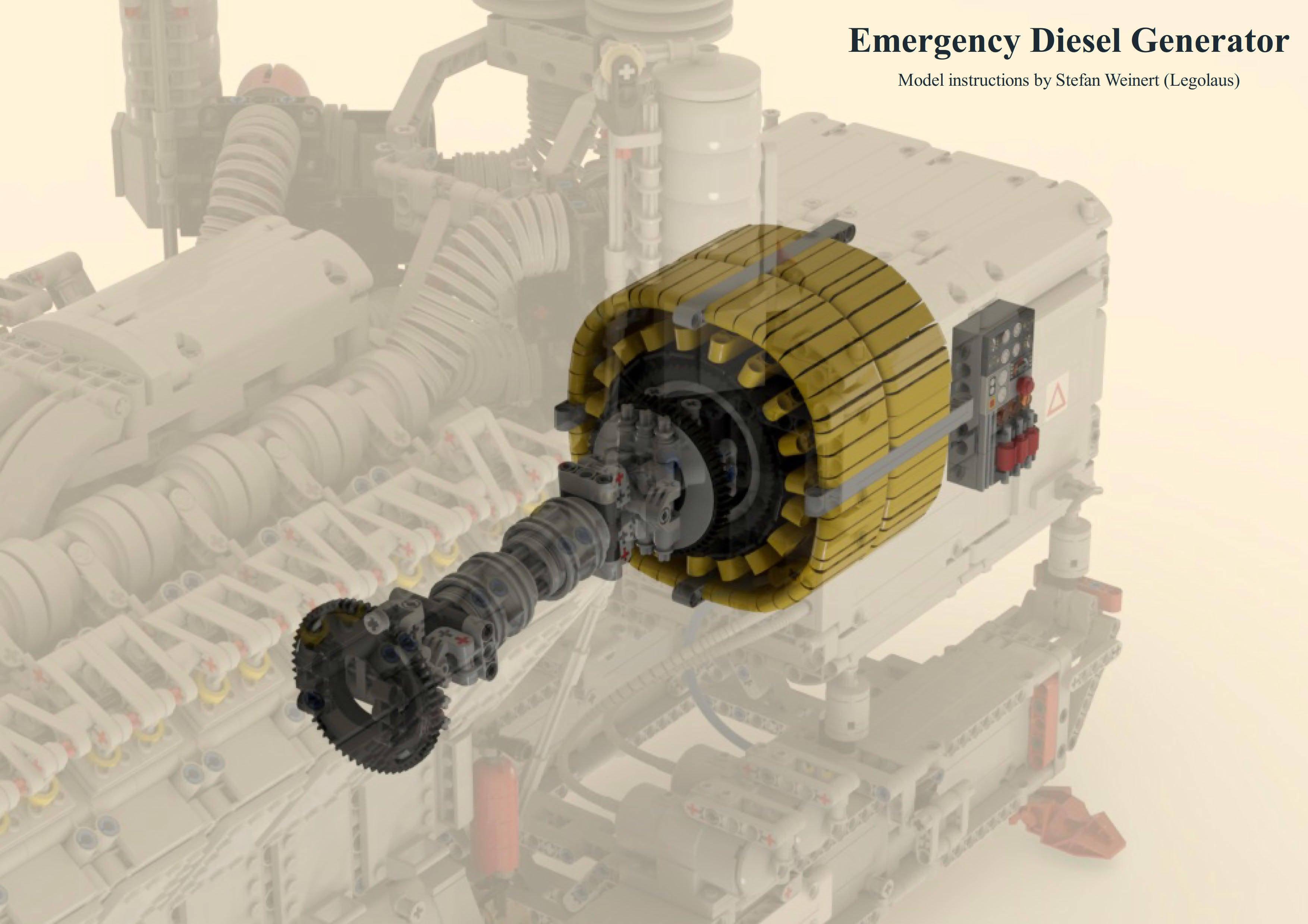 Emergency V16 Diesel Generator - BuildaMOC