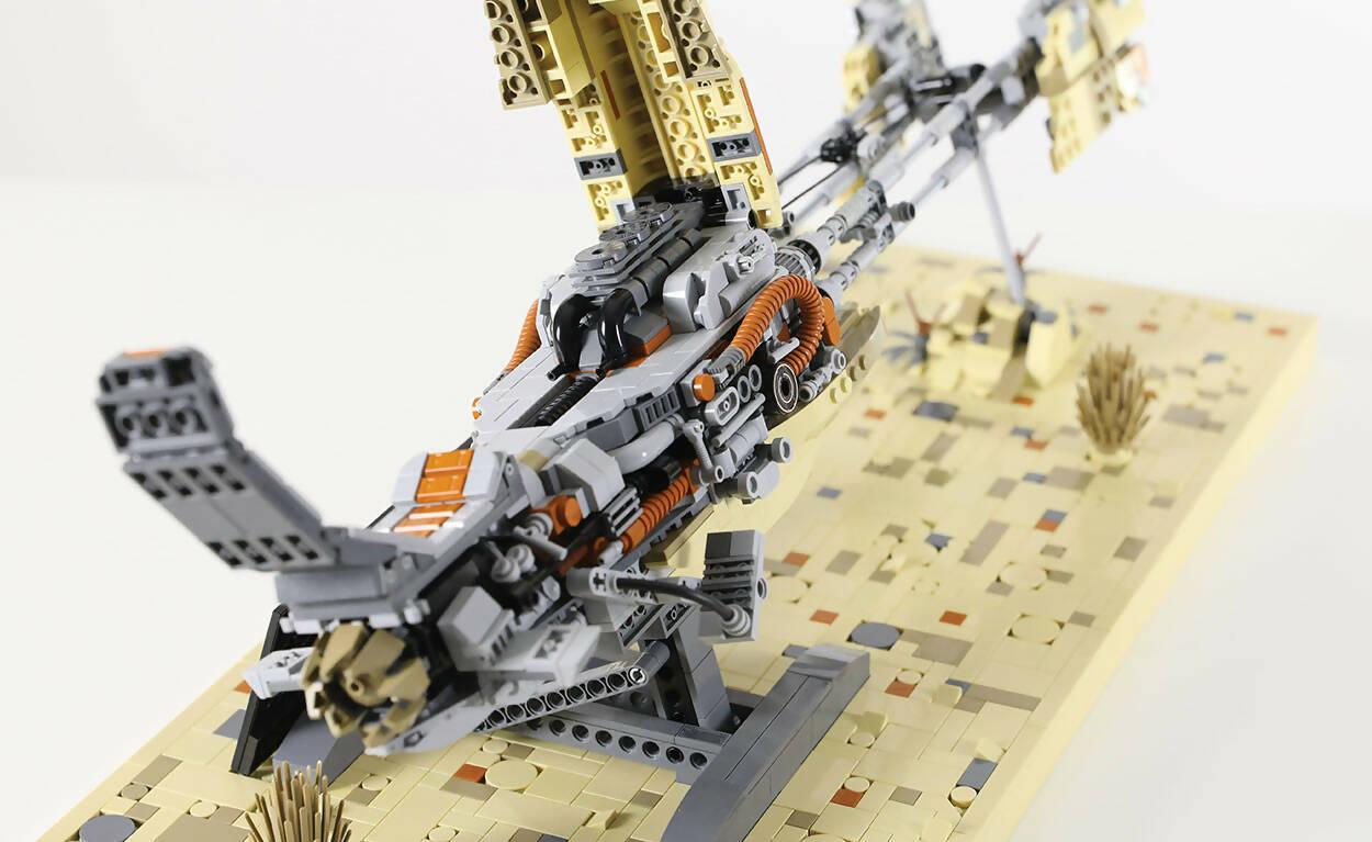 UCS Kintan Strider Speeder Bike MOC - BuildaMOC