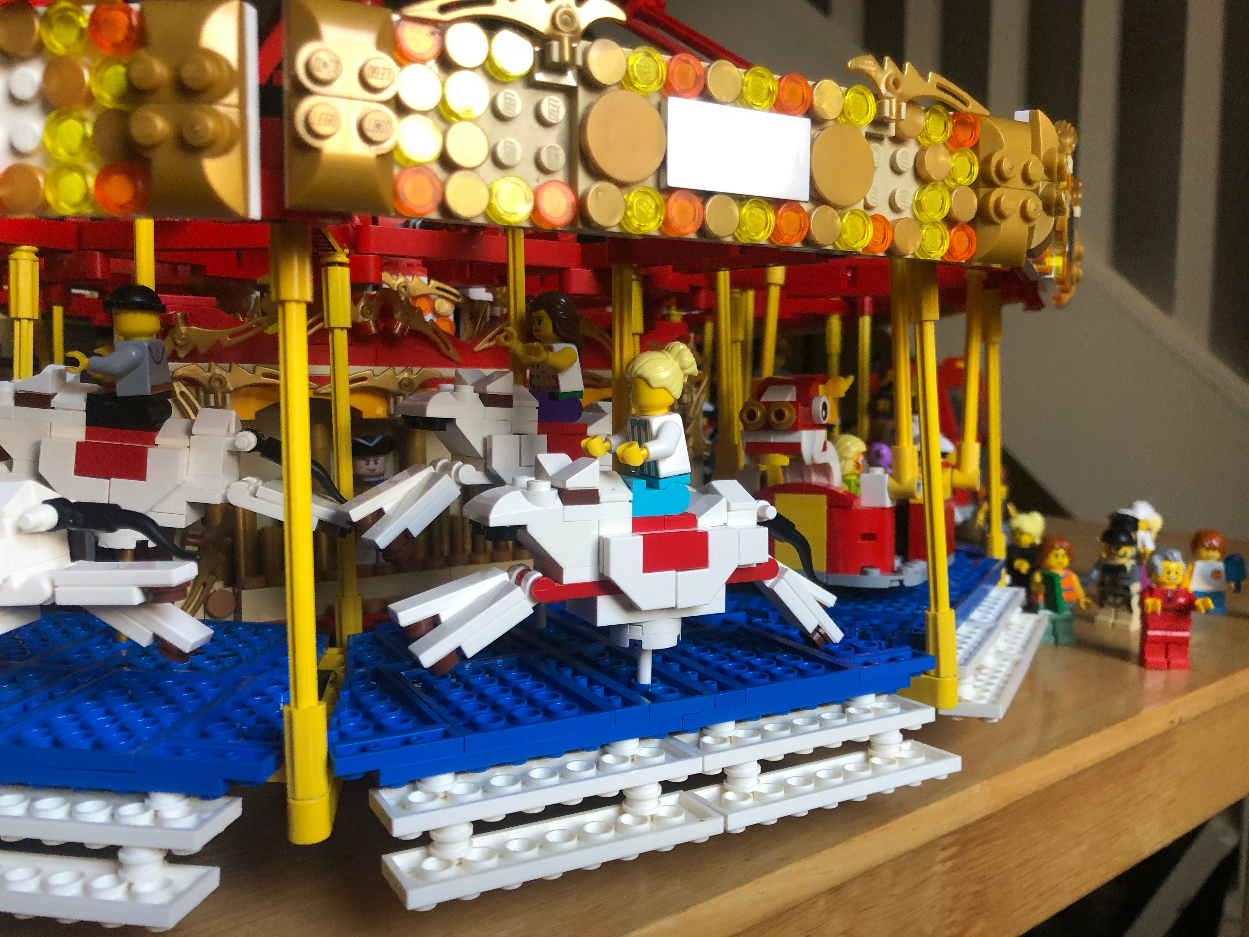 Gallopers Fairground Carousel - BuildaMOC