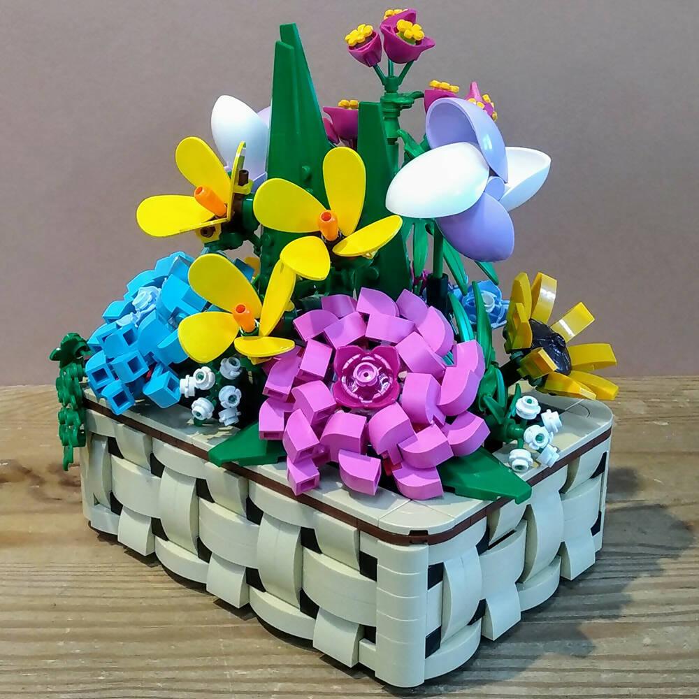 Cesta de flores de Picea  - BuildaMOC