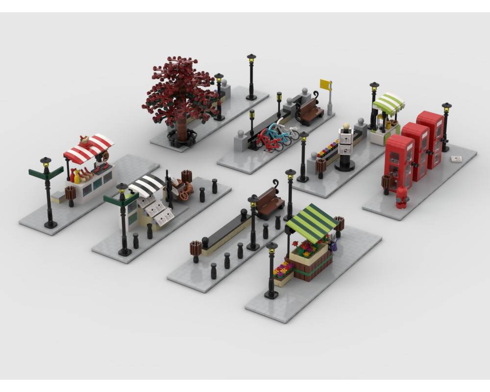 Pack de 8 esquinas modulares: convierte cualquier módulo en una esquina - BuildaMOC