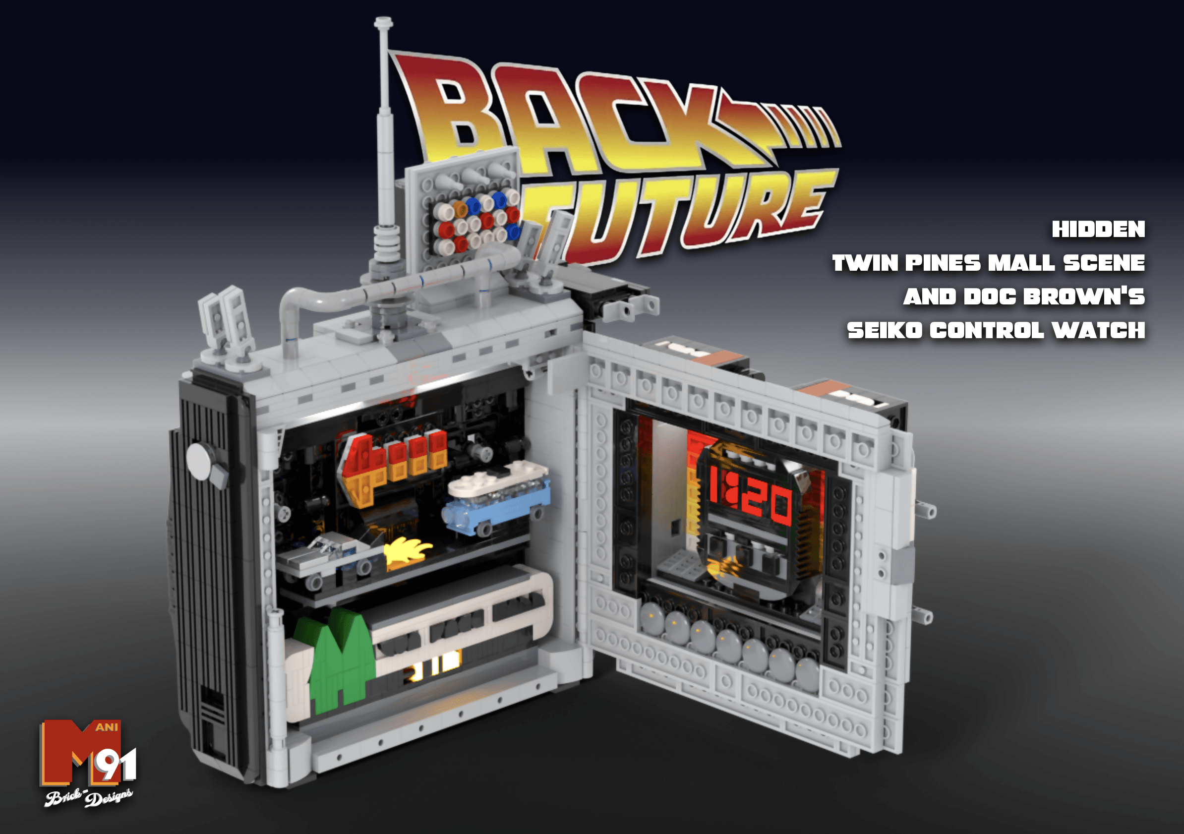 Doc Brown's Futaba DeLorean Remote Control - BuildaMOC