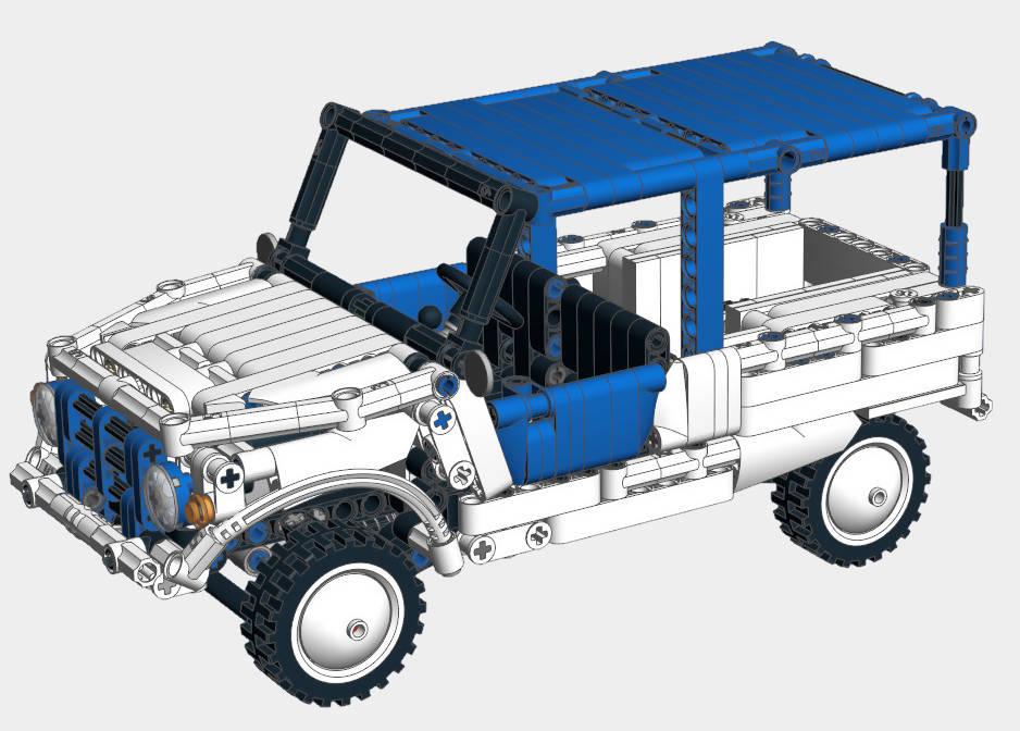 Citroën Mehari  - BuildaMOC