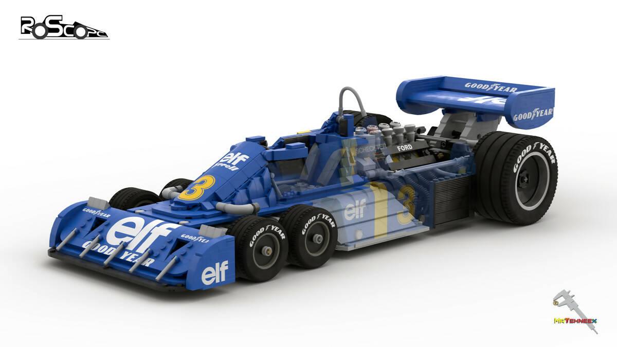 Tyrrell P34 1976 - scale 1:8 - BuildaMOC