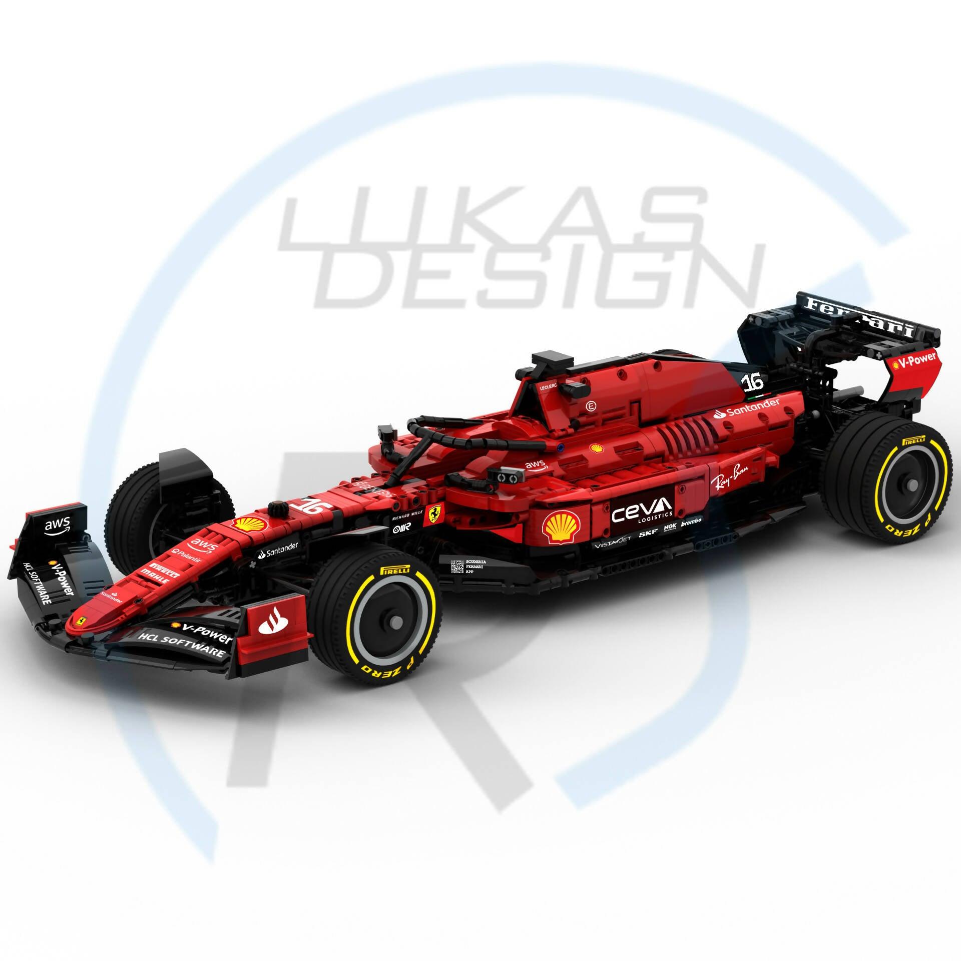 Ferrari F1 SF-23 1:8 Scale - BuildaMOC