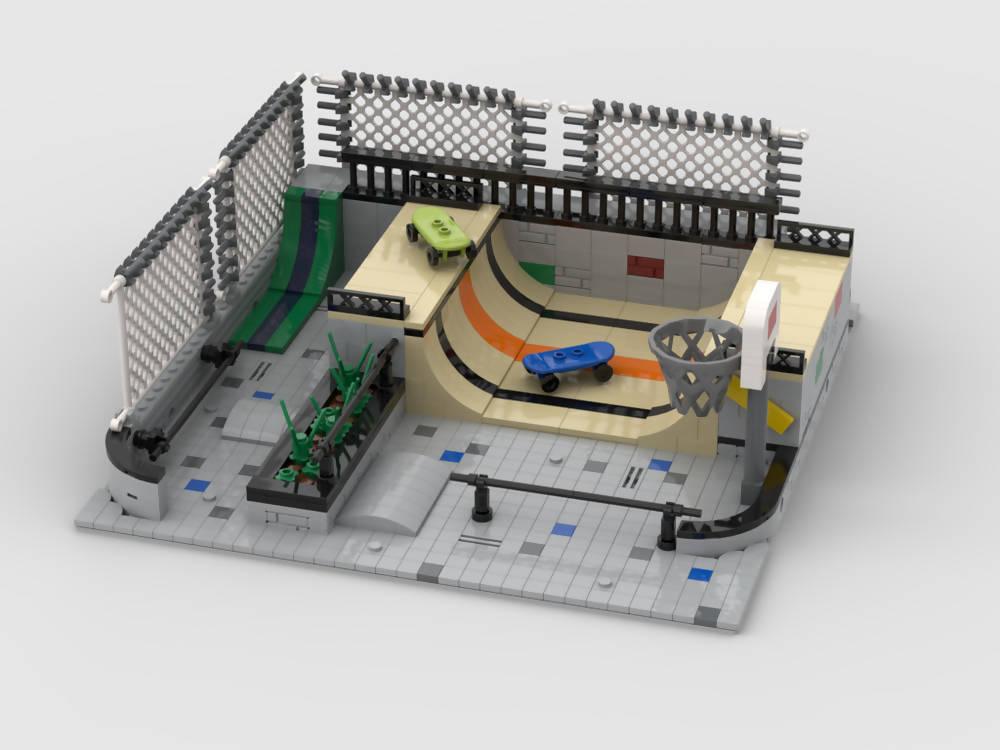 Parque de patinaje modular - BuildaMOC