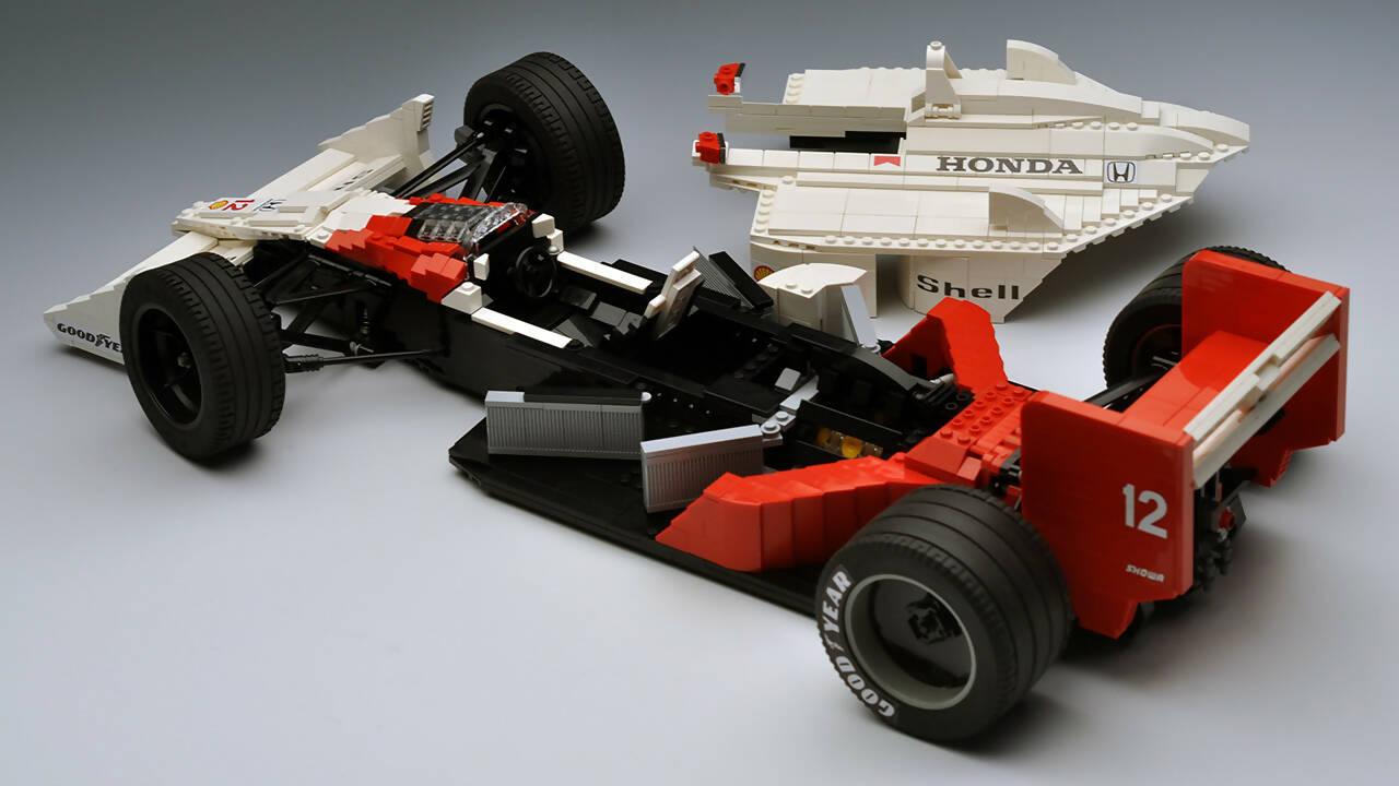 McLaren MP4/4 - scale 1:8 - BuildaMOC