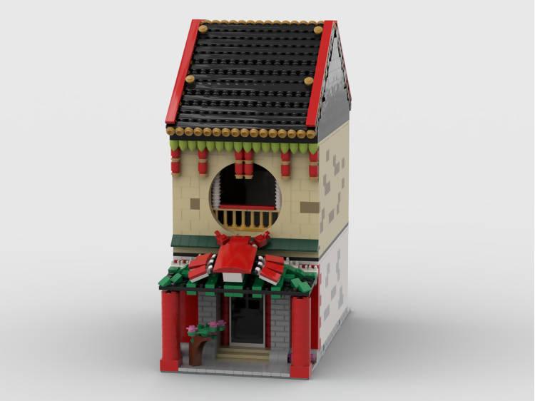 Modular China Town Street | build from 6 MOCs - BuildaMOC