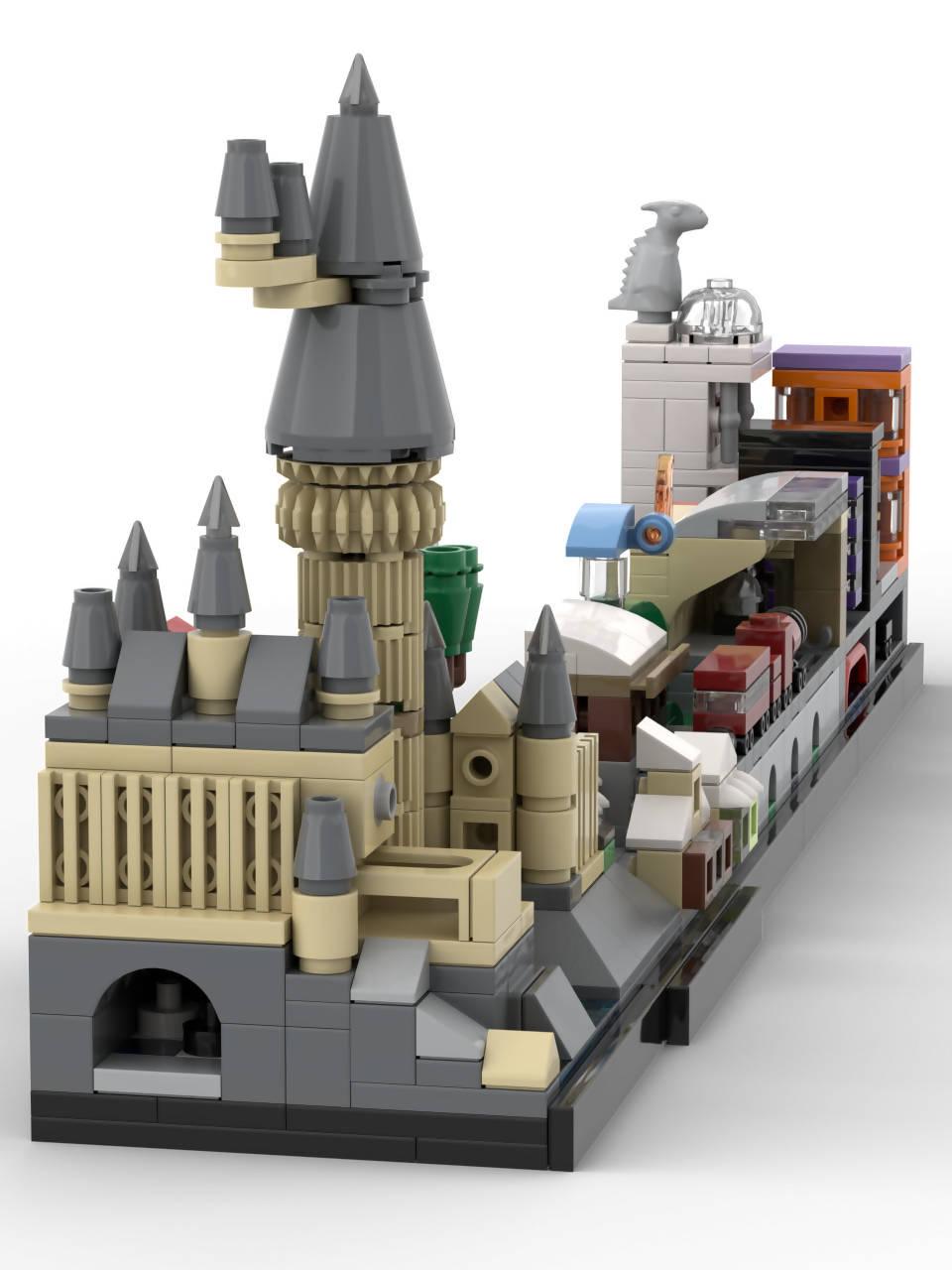 Magische Zauberer Skyline - BuildaMOC
