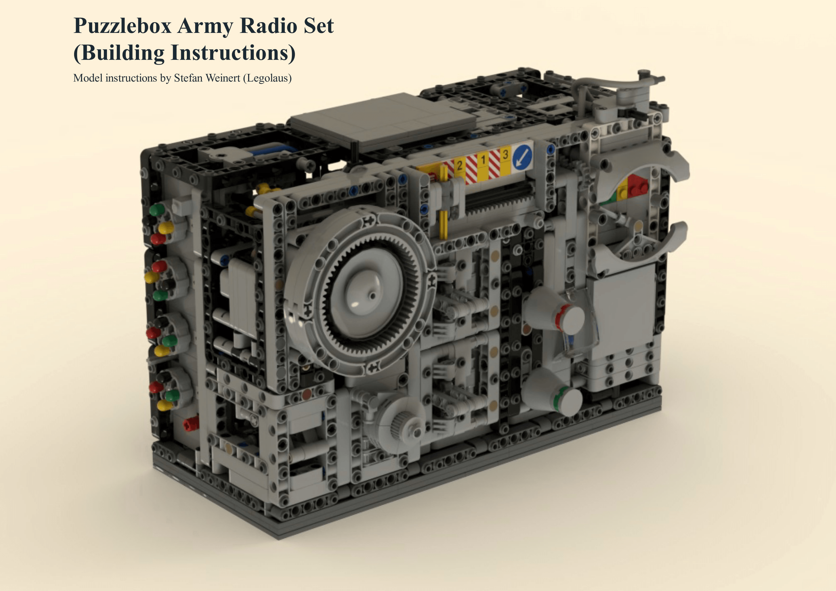 Puzzle Box Army Radio Set - BuildaMOC