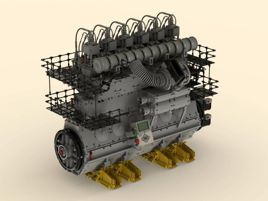 2-Stroke Marine Diesel Engine - BuildaMOC