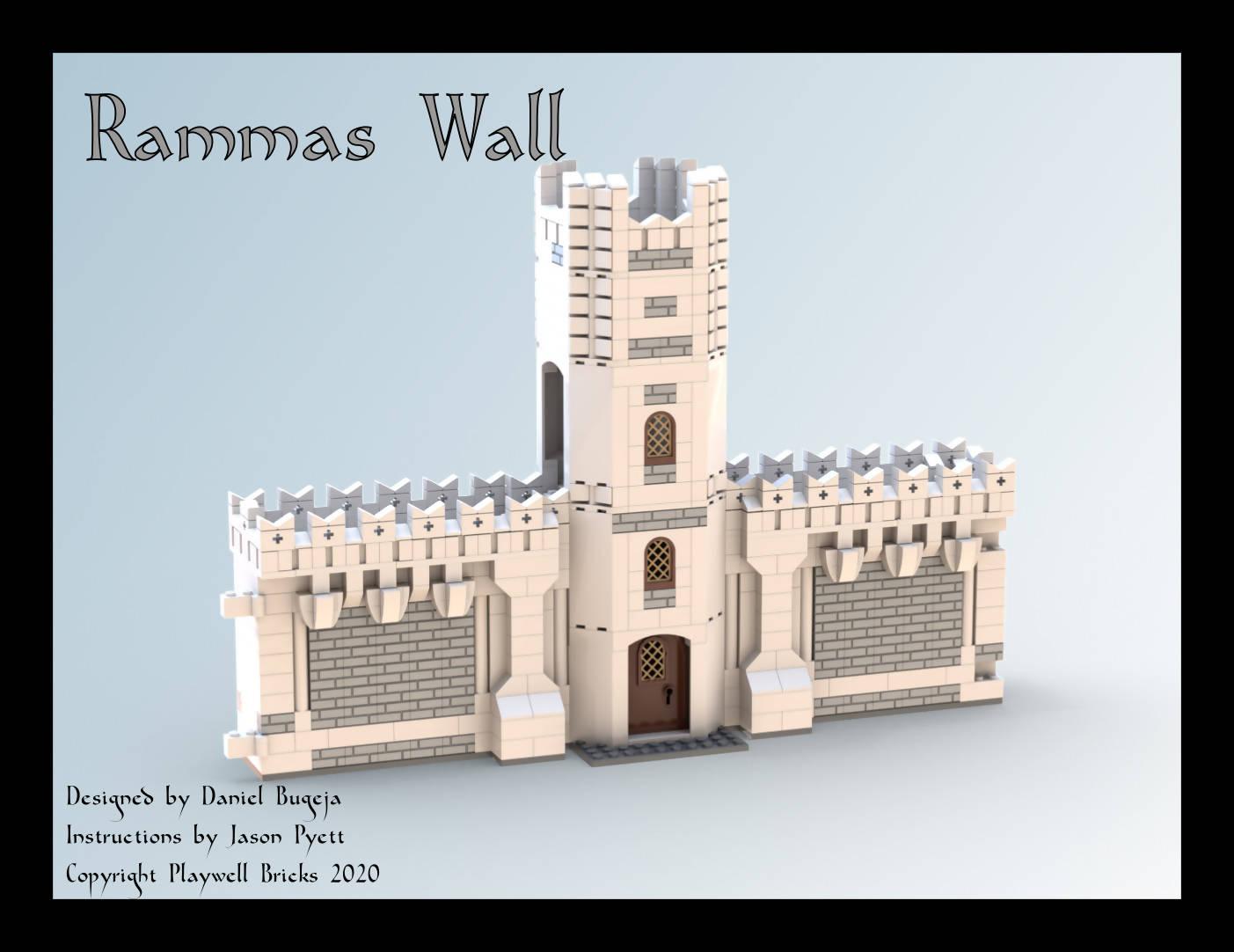 Echor Gate - Rammas Wall - Gondor - BuildaMOC