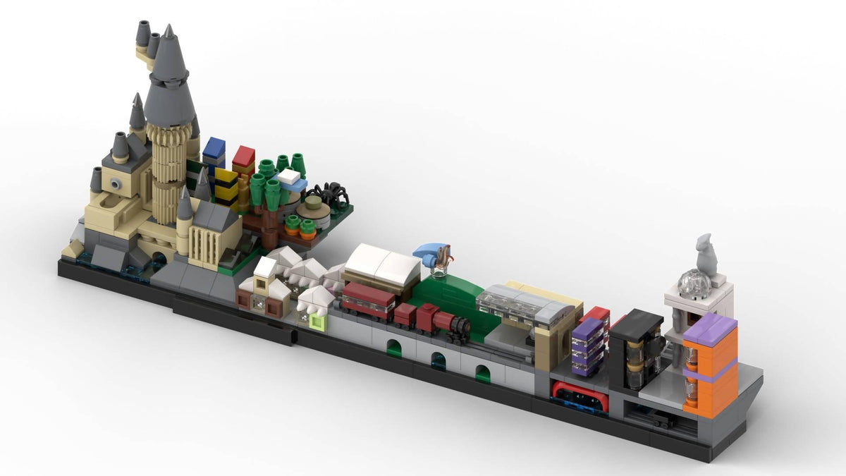 Magische Zauberer Skyline - BuildaMOC