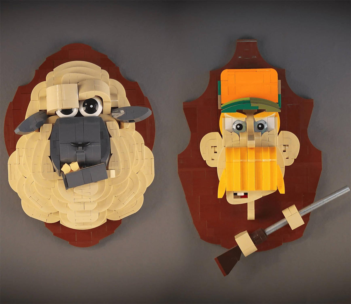 Schaf und Jäger, von StensbyLego  - BuildaMOC