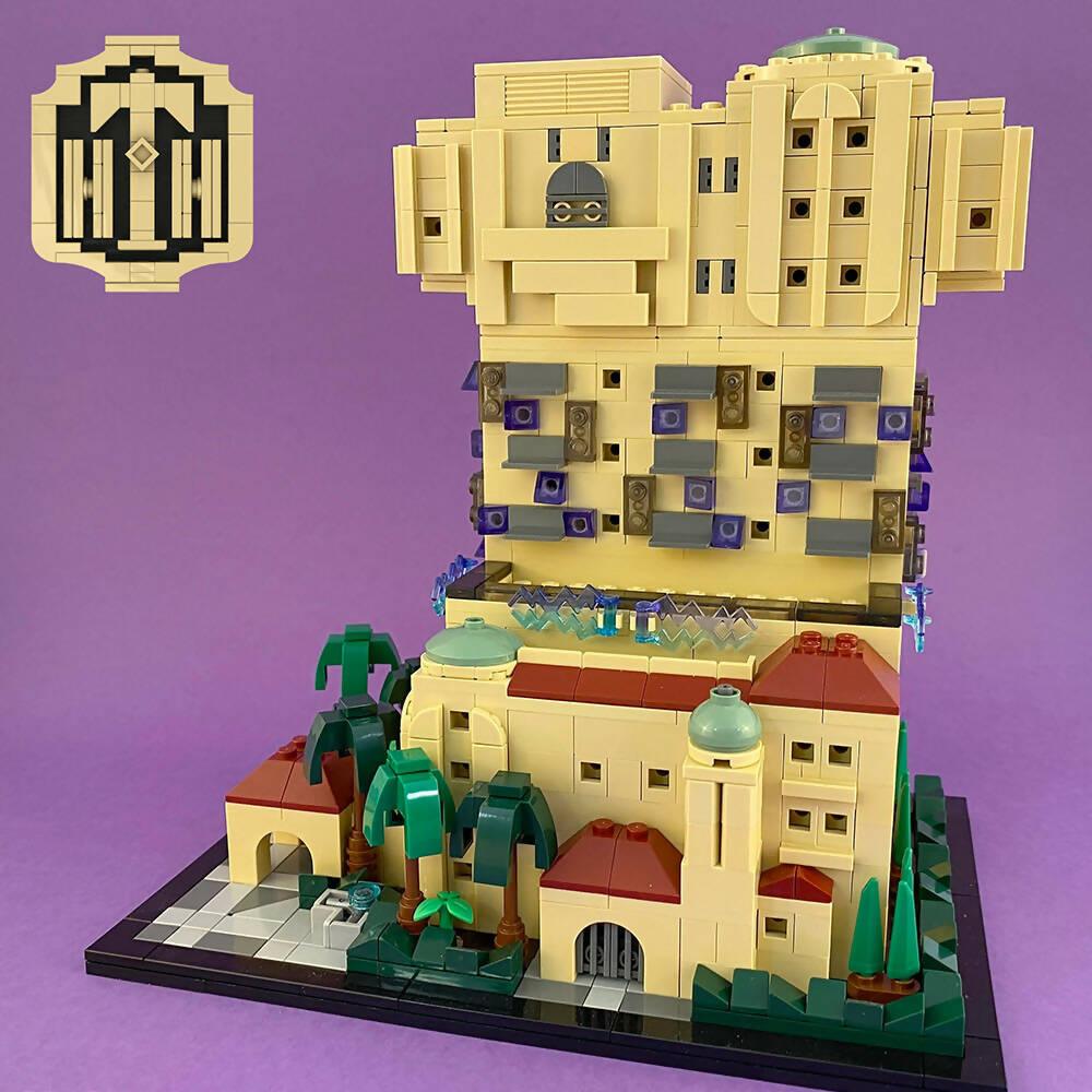 Mini Hollywood Tower Hotel, by Yatkuu - BuildaMOC