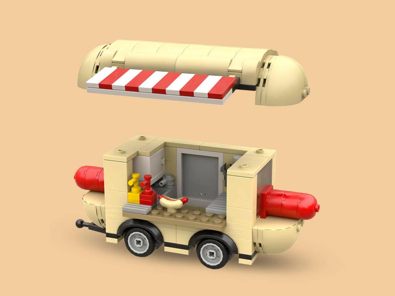 Hotdog Trailer - BuildaMOC