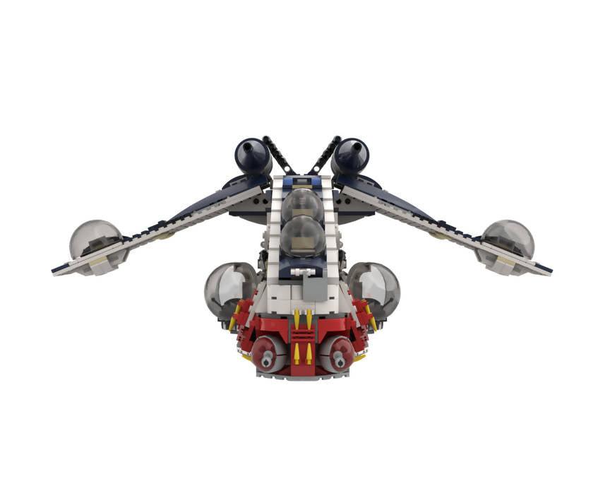 Muunilinst 10 Republic Gunship - BuildaMOC