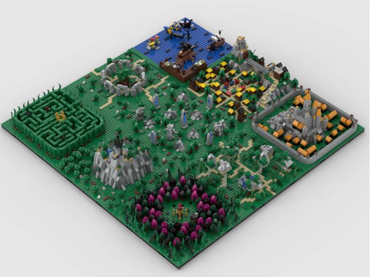 Fantasy-Welt | Bauen aus 9 MOCs - BuildaMOC
