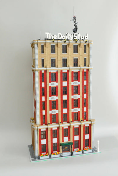 Modular Skyscraper "The Daily Stud" - BuildaMOC