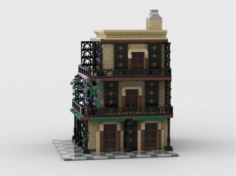 Casa modular italiana - BuildaMOC