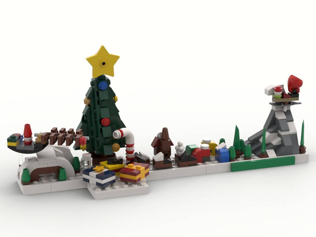 Christmas Skyline - BuildaMOC