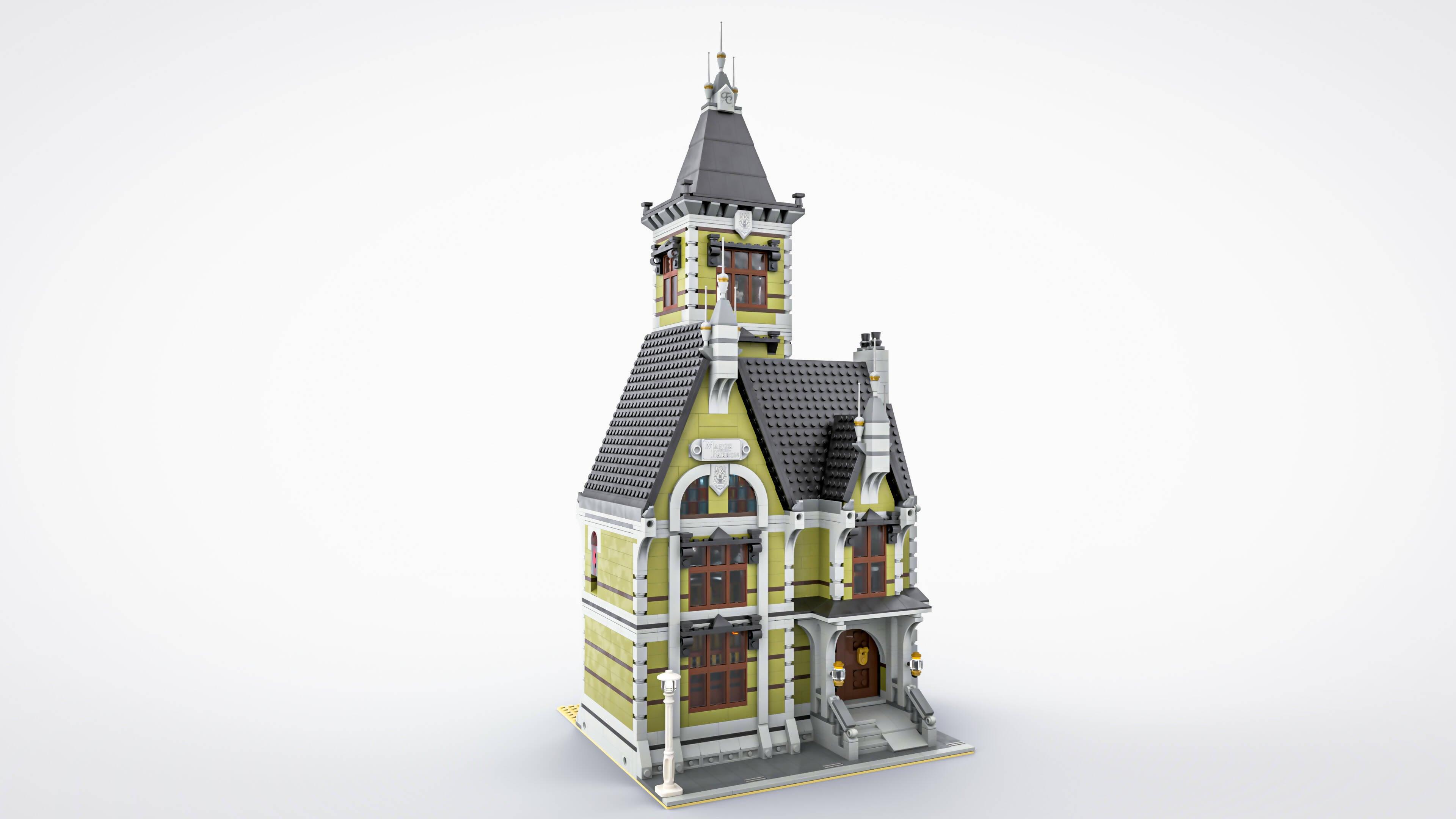 Old Mansion- Haunted House Modular - BuildaMOC