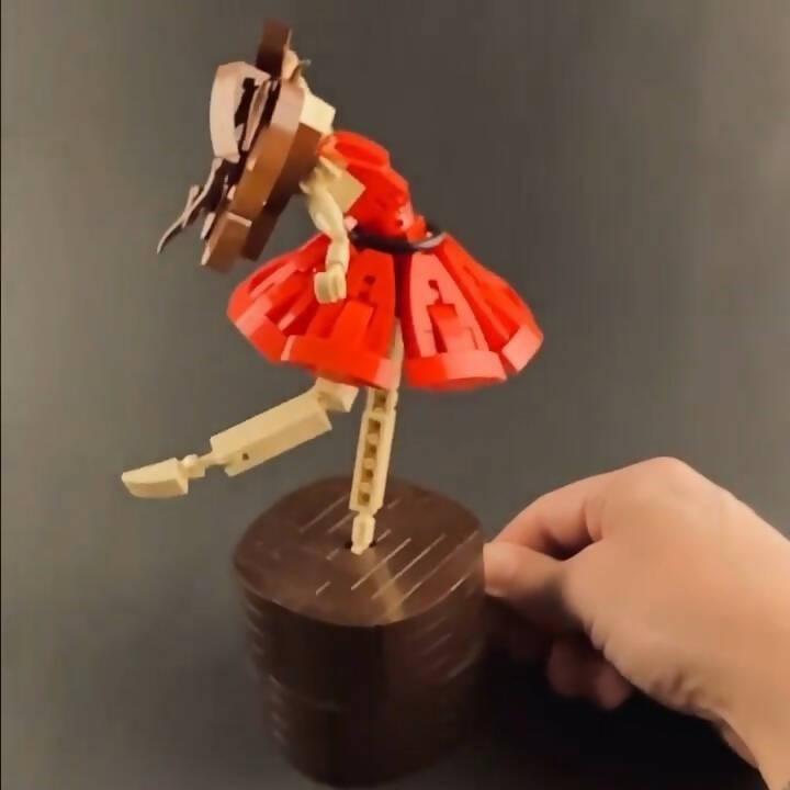 Tänzerin im roten Kleid, von StensbyLego  - BuildaMOC