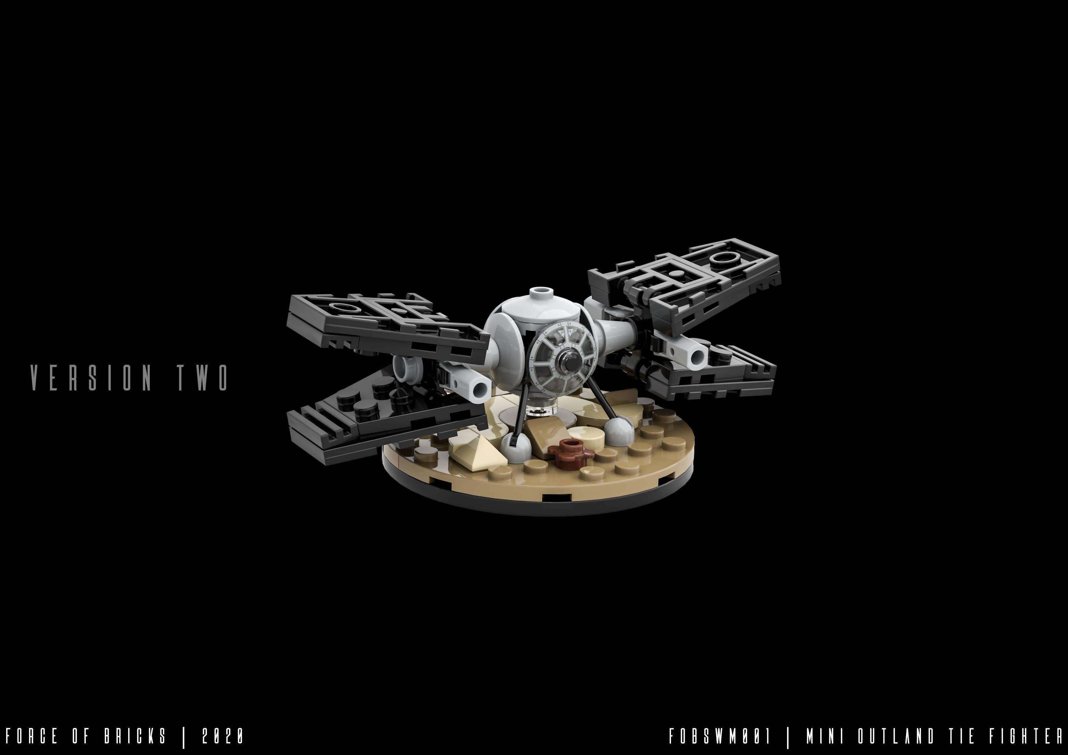 Mini Outland TIE Fighter - BuildaMOC