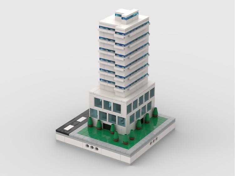 Wolkenkratzer Modular City | Bau aus 14 MOCs - BuildaMOC