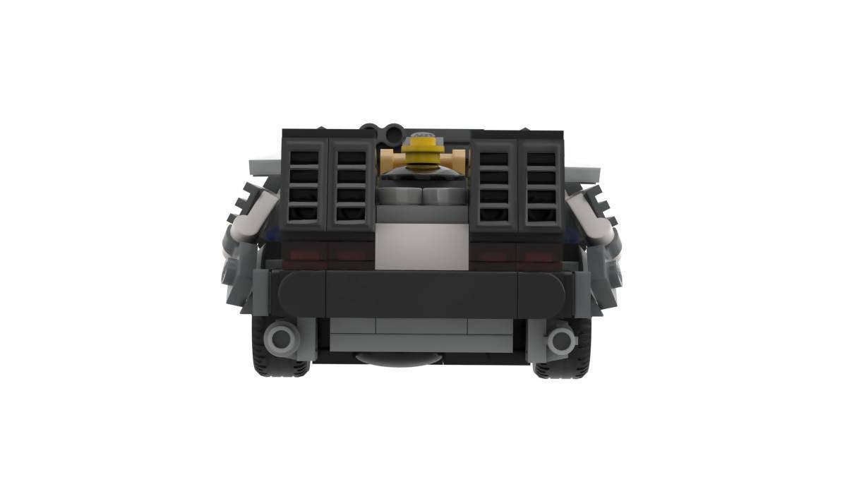 Máquina del tiempo Delorean - BuildaMOC