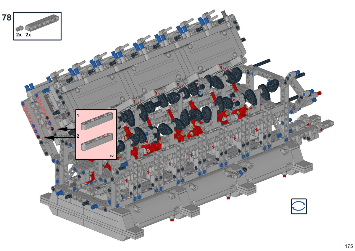 V16 Diesel Engine – BuildaMOC