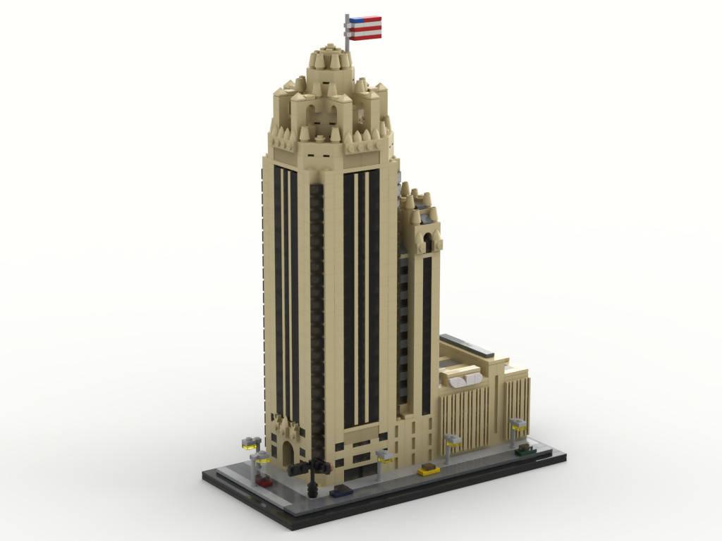 Tribune Tower - BuildaMOC