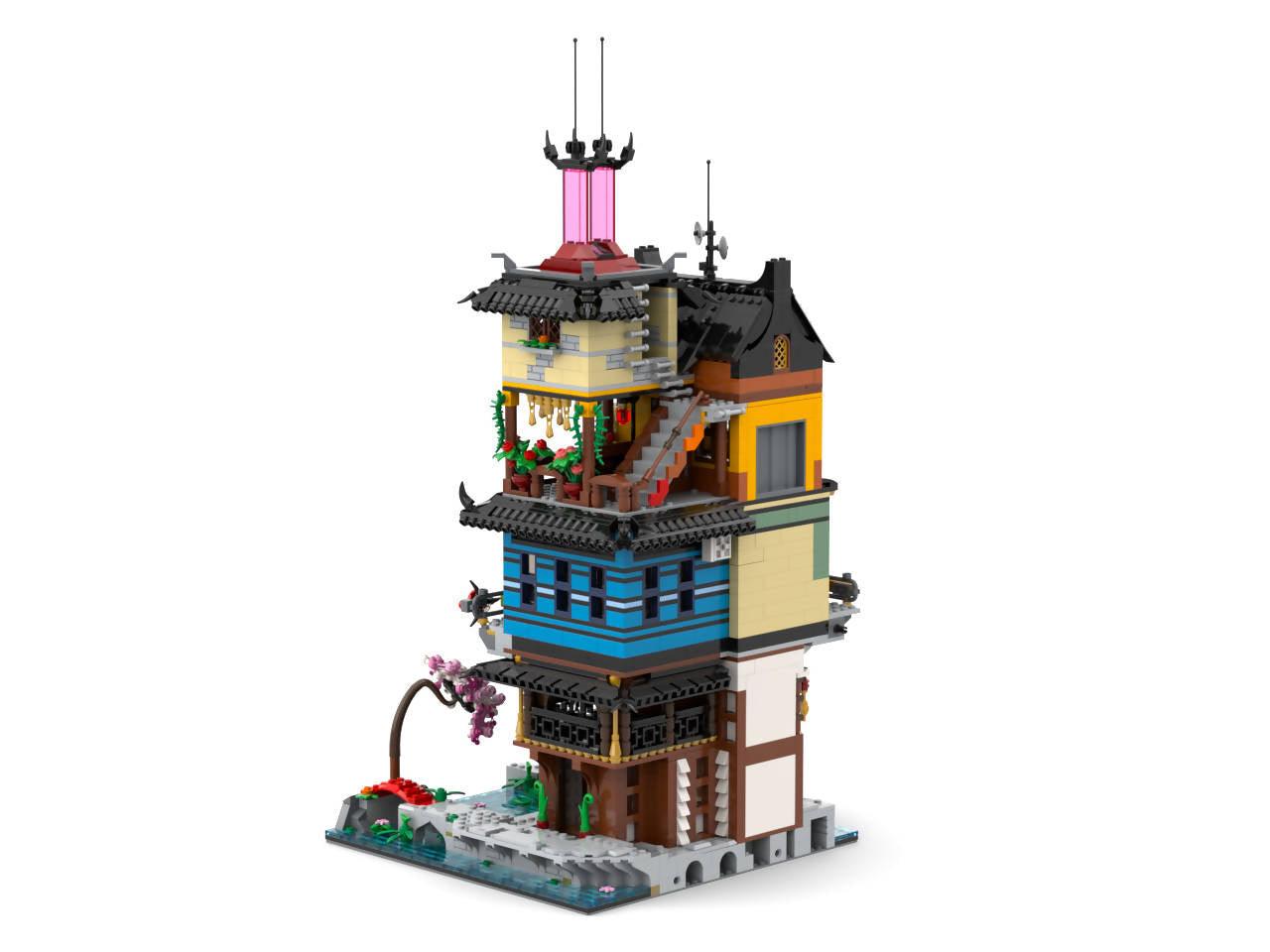 Ninjago City Expansion - BuildaMOC