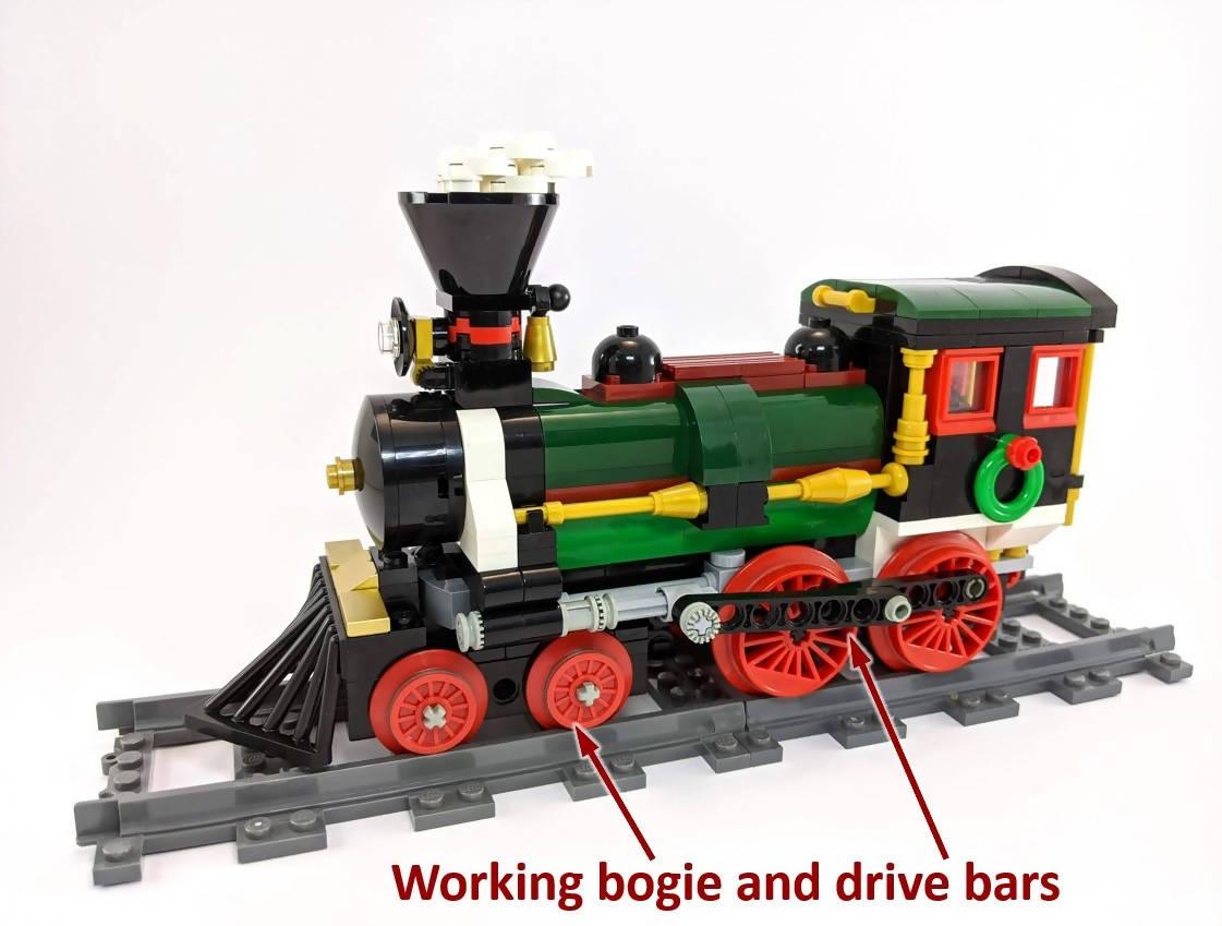 Motorized and Improved Christmas Train - BuildaMOC