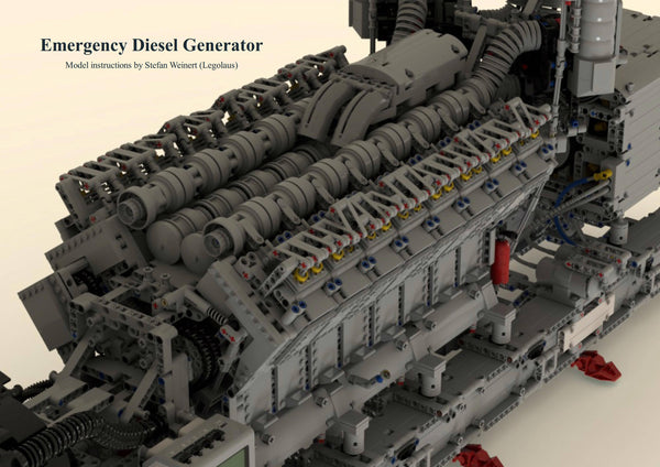 Emergency V16 Diesel Generator - BuildaMOC
