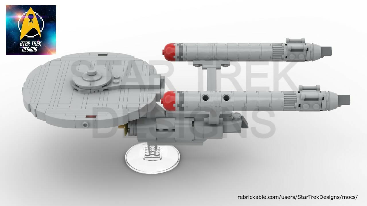 Constitution Class USS Enterprise NCC-1701 - Building Instructions & Parts List - BuildaMOC