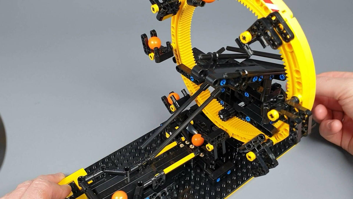 Rueda amarilla - Serie LEGO GBC Power Loop - #02 - BuildaMOC