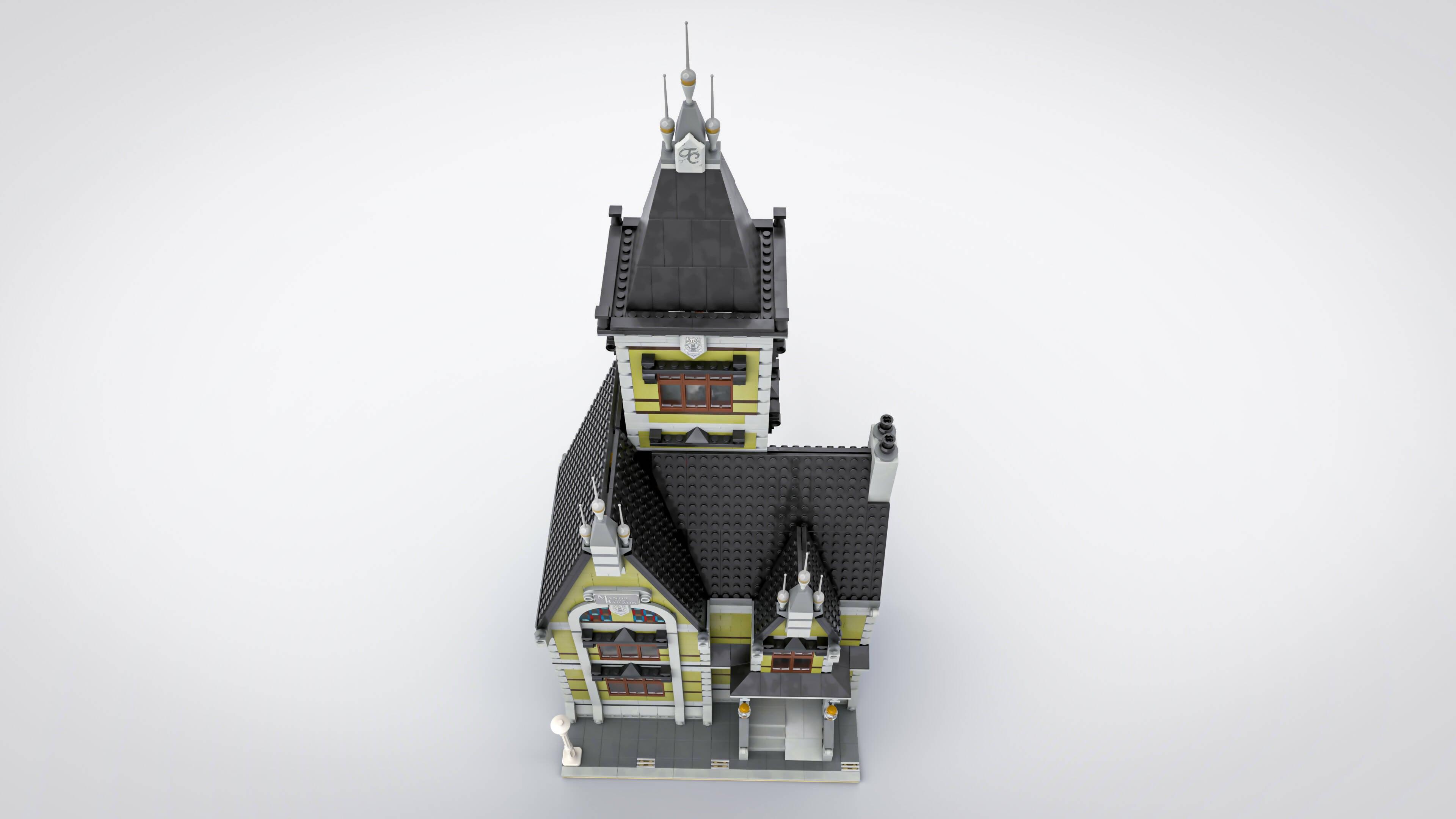 Old Mansion- Haunted House Modular - BuildaMOC