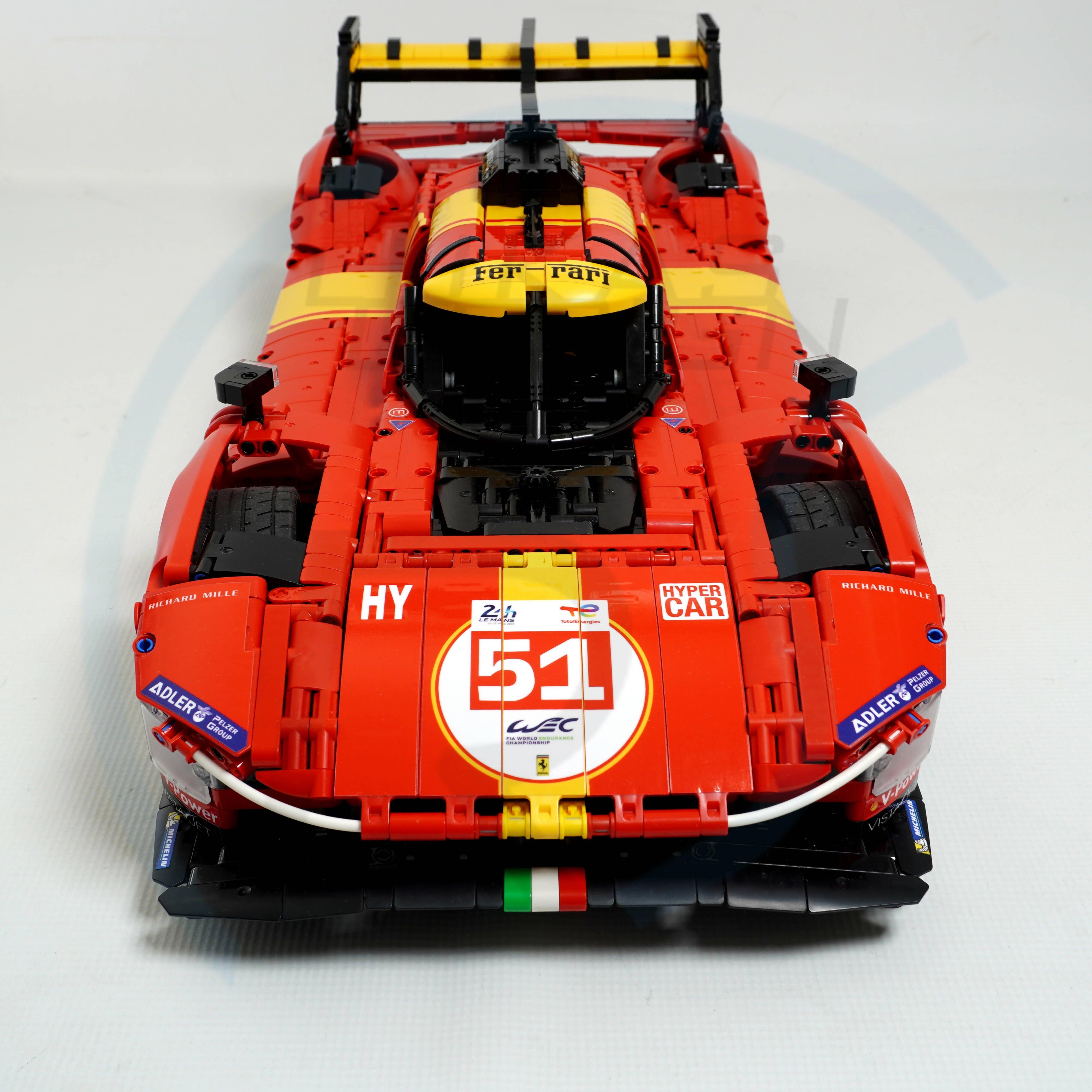 Ferrari Hypercar 499P 1:8 Scale - BuildaMOC