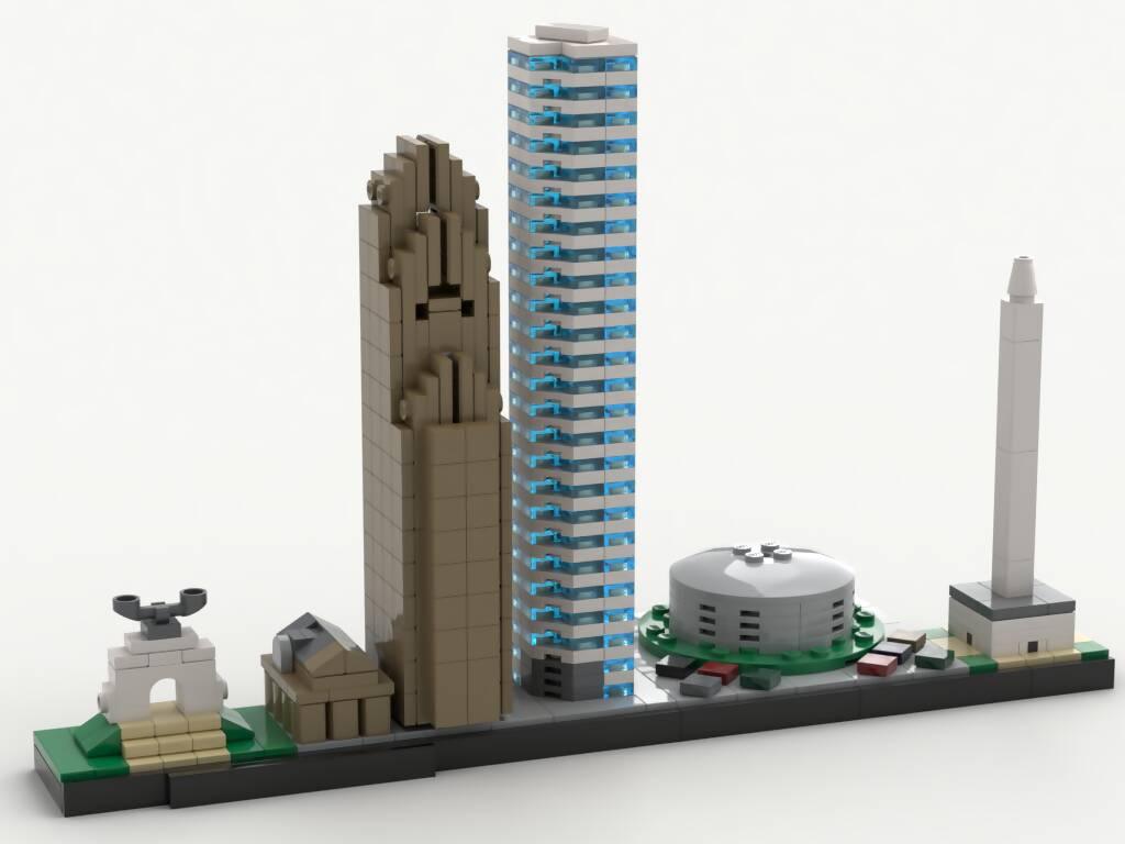 Houston Skyline - BuildaMOC