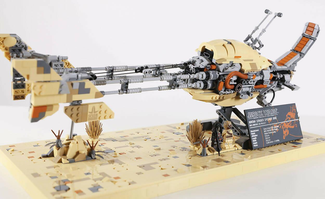 UCS Kintan Strider Speeder Bike MOC - BuildaMOC