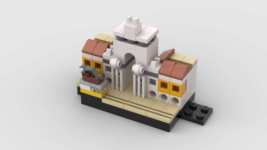 Skyline von Lissabon - BuildaMOC