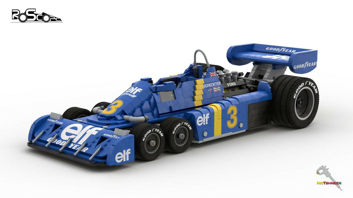 Tyrrell P34 1976 - scale 1:8 - BuildaMOC