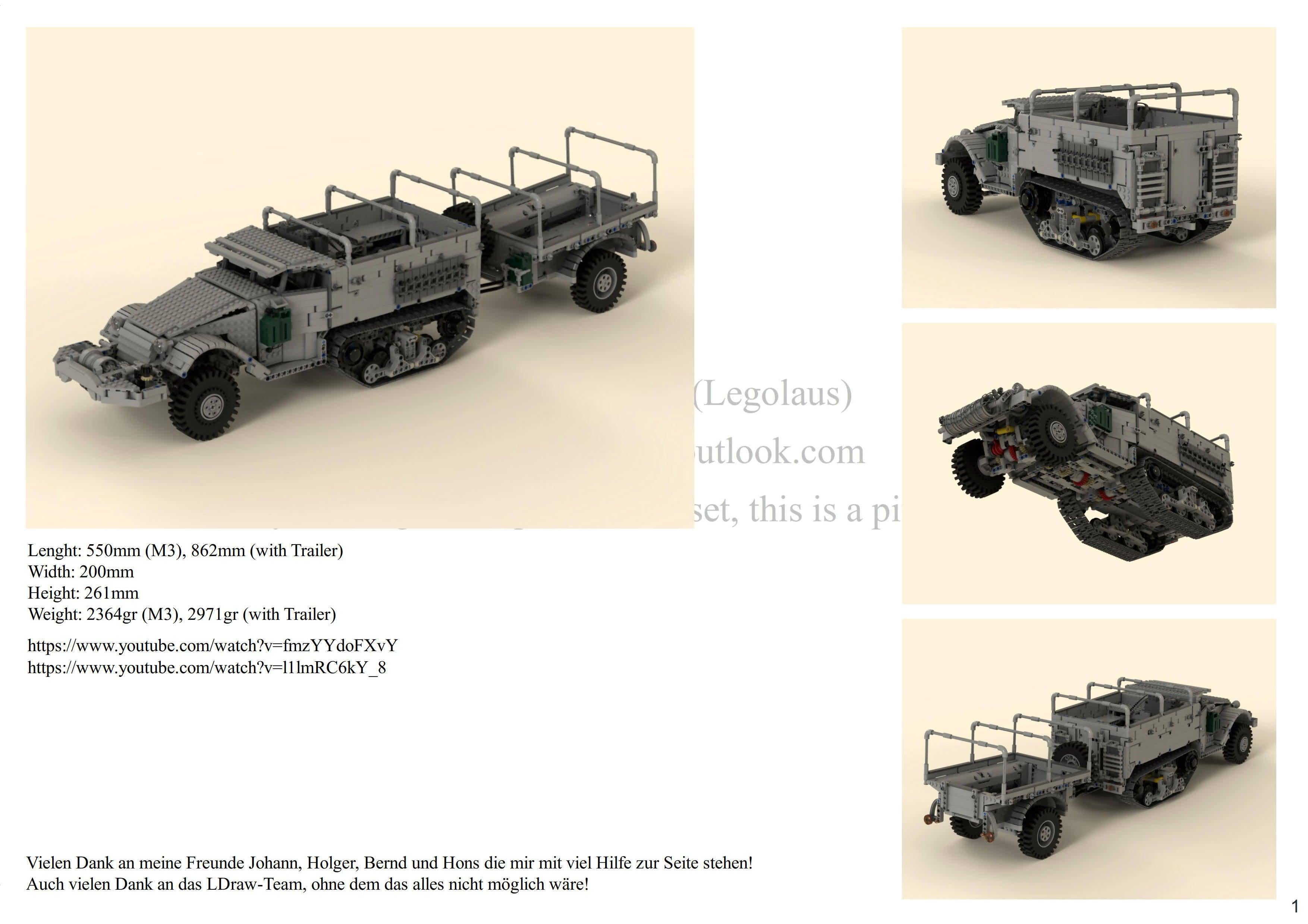 M3 Half-Track (Long Version) - BuildaMOC