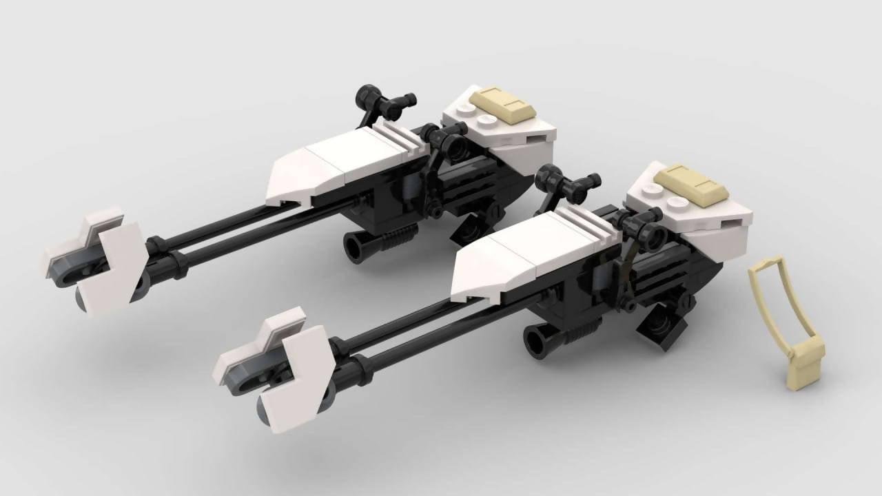 74-Z Imperial Speeder Bike Classic Style - BuildaMOC