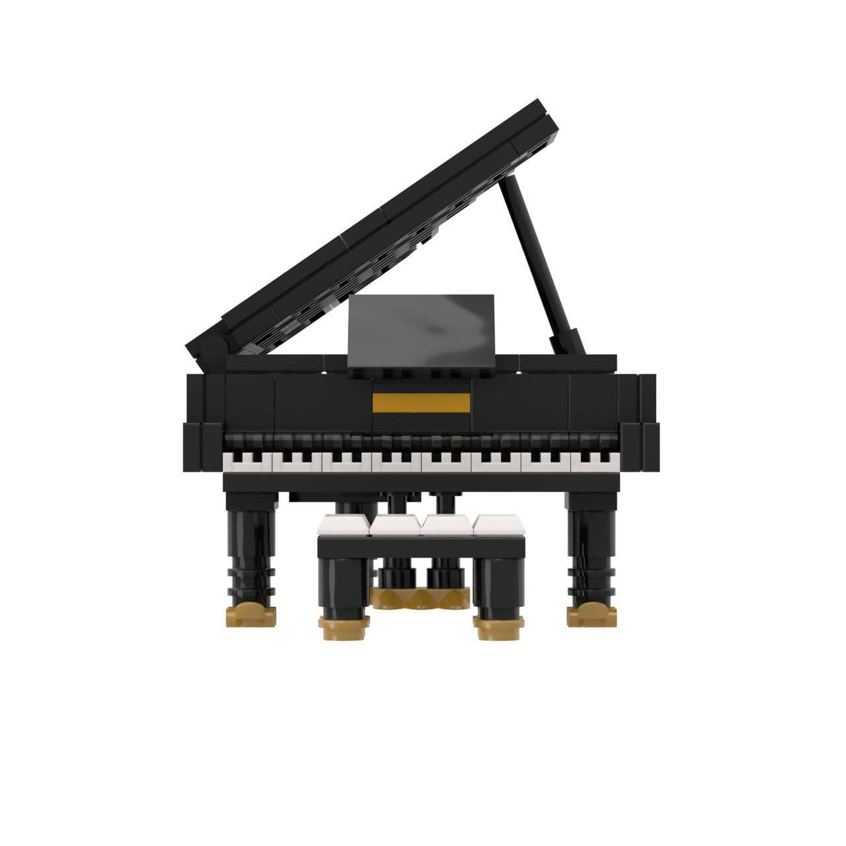 Micro piano de cola  - BuildaMOC